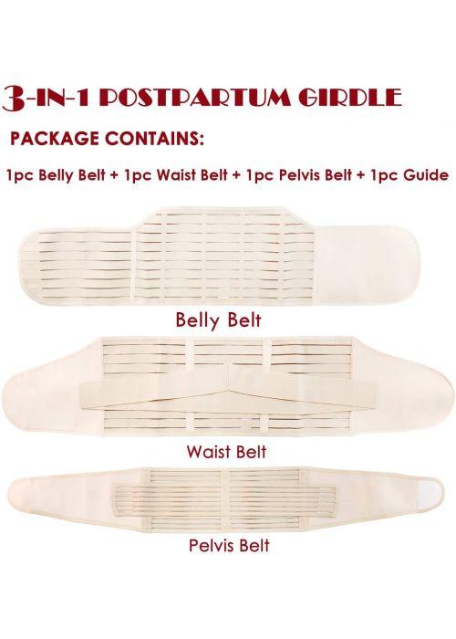 3 in 1 Postpartum Support - Recovery Belly/waist/pelvis Belt